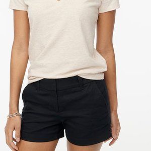 J.Crew Black Broken in Chino Low Rise Short Size 4